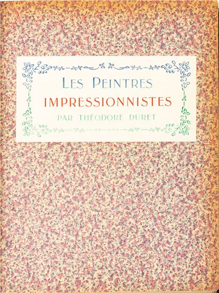 Theodore Duret (French, 1838-1927) Etchings on Paper, 1906, "Les Peintres Impressionnistes", H 10.5" W 8.25" - Théodore Duret