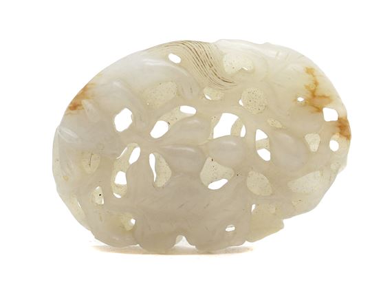 A Chinese jade plaque by Chinese School, 19th Century