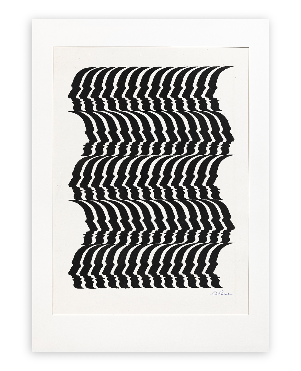 Artwork by Cosimo Lerose, UO-FO, Made of inchiostro su carta