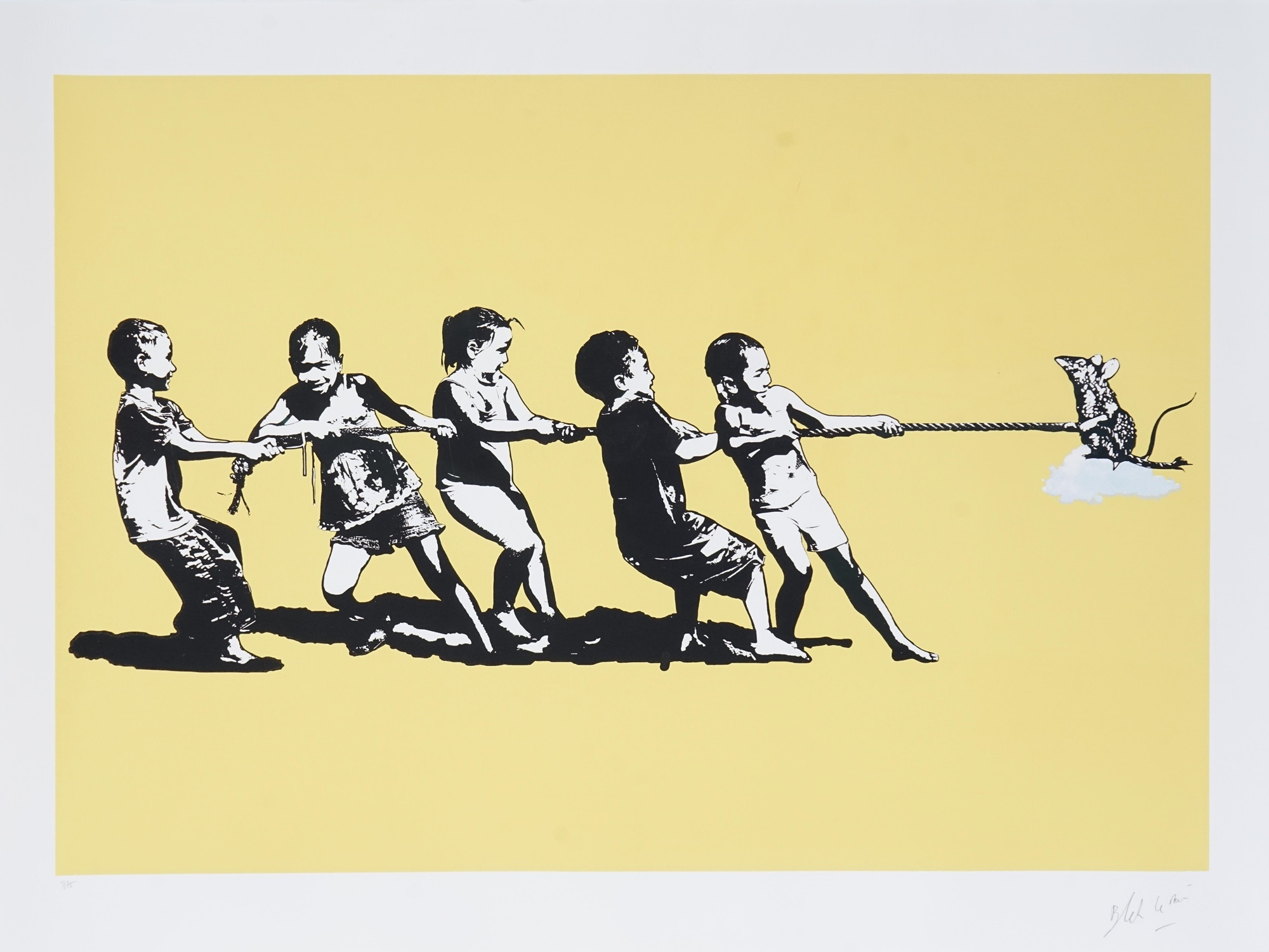 Blek Le Rat | Rope Pulling (2021) | MutualArt