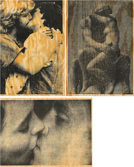 Kuss I-III. by Stephan Balkenhol, 2000