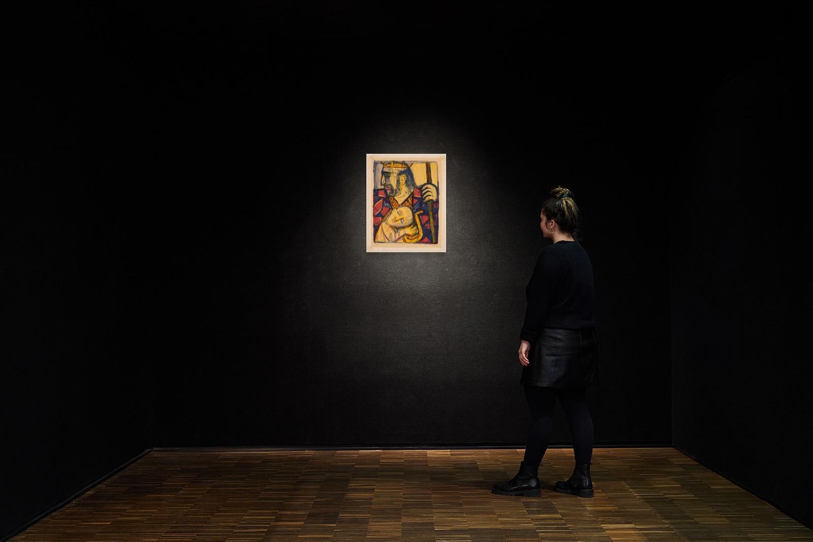 Artwork by Otto Dix, Saul und David., Made of Colour lithograph on laid paper