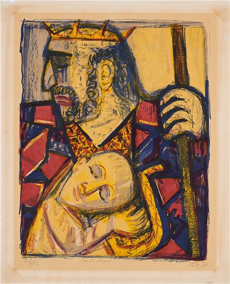 Saul und David. by Otto Dix, 1958