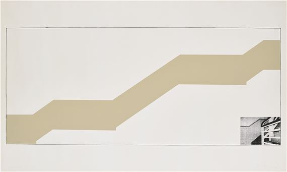 Treppenhaus. by Blinky Palermo, 1970