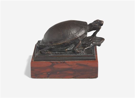 Albert Laessle | Turtle Eating a Frog | MutualArt