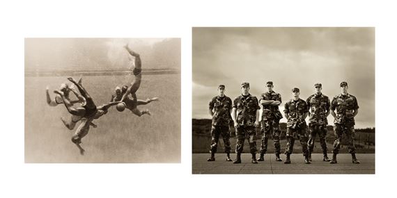 Selected Images (Water Polo Players, USAFA #1 and #2) by Anderson & Low, printed 2005