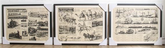 No. 1 Animal Power, no. 4 Ships: From the First Fleet till Today, and no. 5 Steam Power - John Leslie Curtis