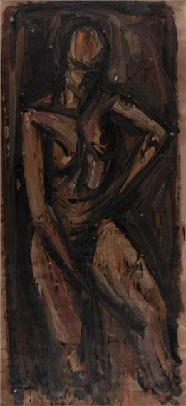 Stehender Akt by Lothar Böhme