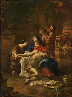 Lamentation of Christ. - Johann Jakob Dorner the Elder