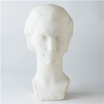 Bust of a woman, - Anne de Liedekerke