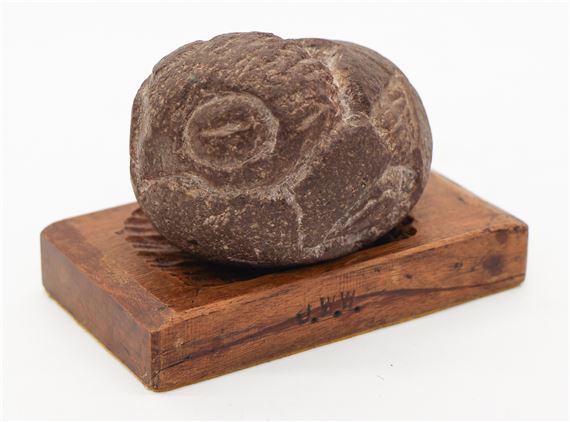 James Washington Jr. ''Bird Hatching'' 1993 Stone Sculpture by James W. Washington Jr., 1993