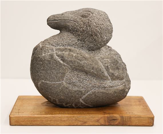 James Washington Jr. ''Gull Hatching'' 1978 Stone Sculpture by James W. Washington Jr., 1978