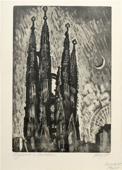 Bizzarerie à Barcelona by Hans Körnig, 1966