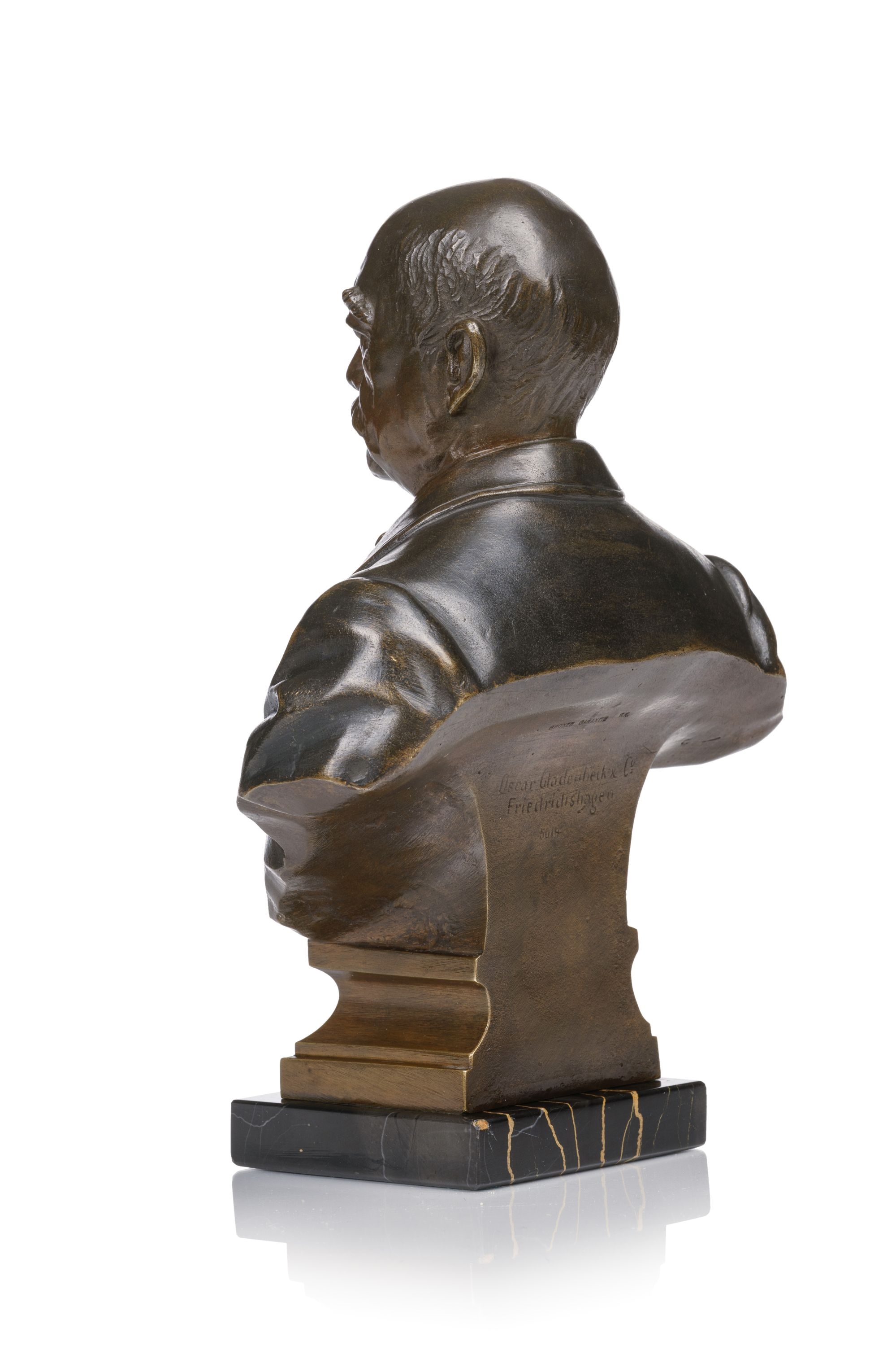 Hugo Wilhelm Fritz Schaper | Portrait bust of Otto von Bismarck ...