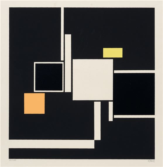 Quadrate 1925 by Walter Dexel, 1969