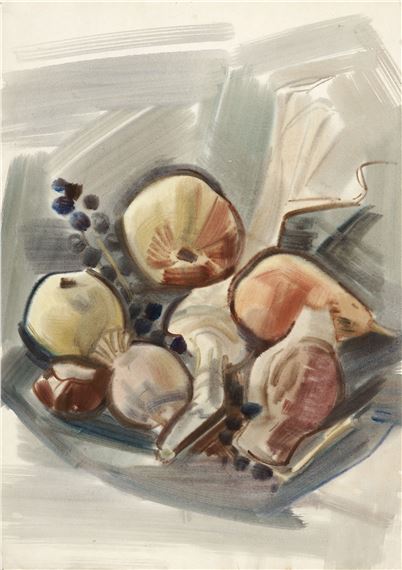 Sechs Stillleben / Vier Tierdarstellungen / Drei Porträts / Landschaft mit Bäumen / Industrielandschaft by Gerd Böhme, 1930er- 1950