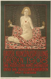 Grosse Kunstausstellung Dresden 1908 und Ausstellung: Kunst und Kultur unter den sächsischen Kurfürsten - Alexander Baranowsky