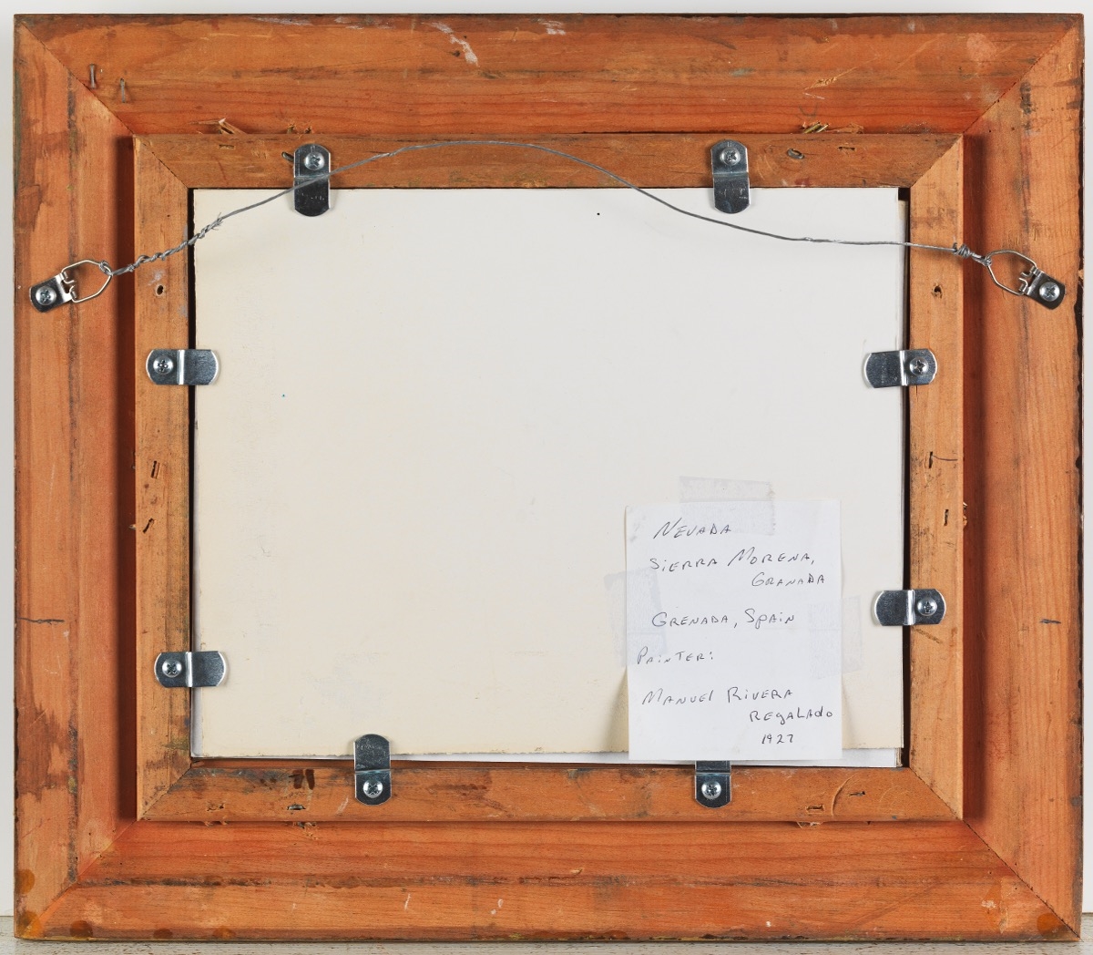 Artwork by Manuel Rivera Regalado, "Nevada, Sierra Morena, Granada, Made of Oil on canvas