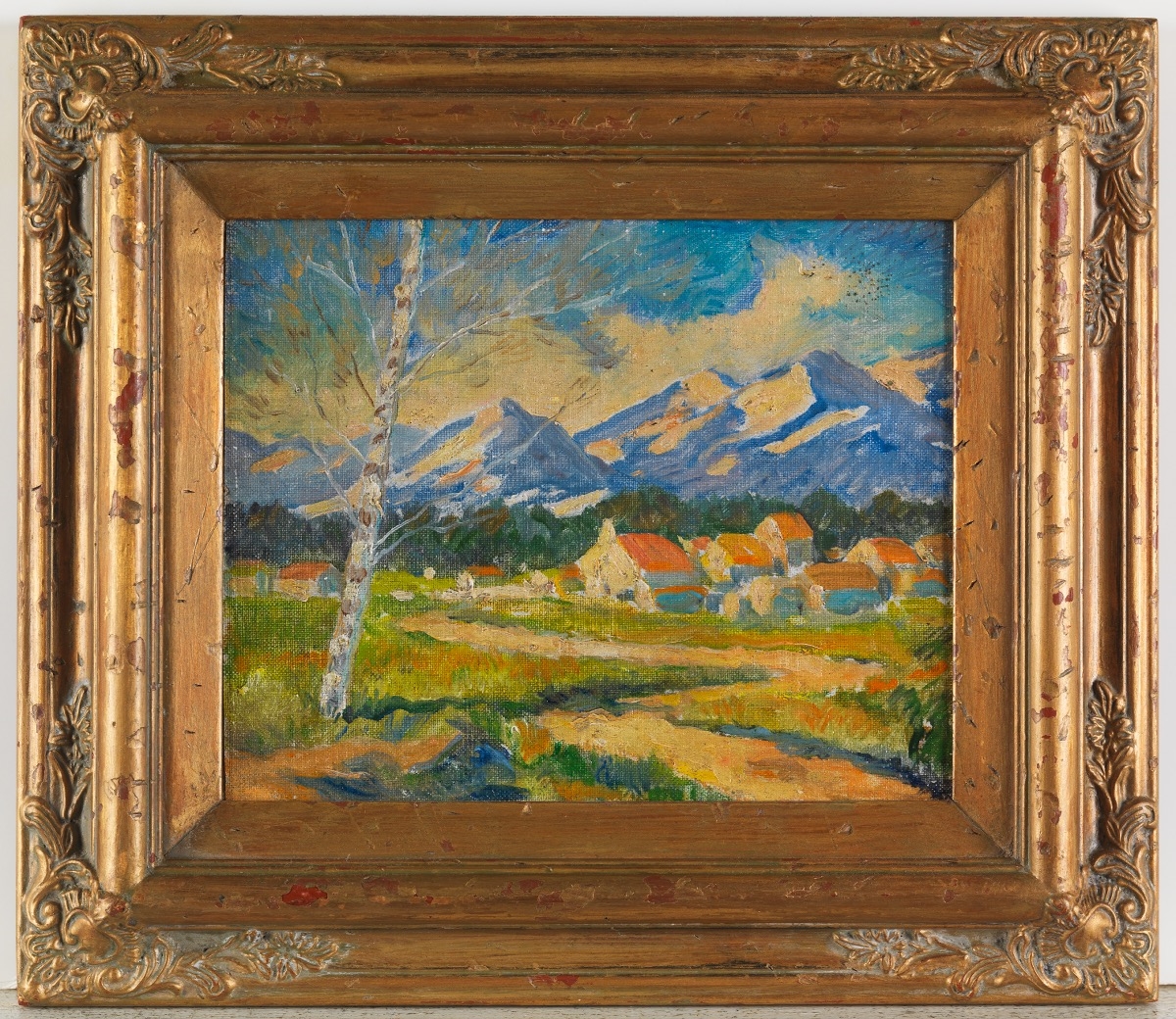 Artwork by Manuel Rivera Regalado, "Nevada, Sierra Morena, Granada, Made of Oil on canvas