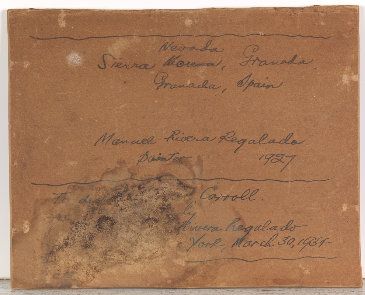 Artwork by Manuel Rivera Regalado, "Nevada, Sierra Morena, Granada, Made of Oil on canvas