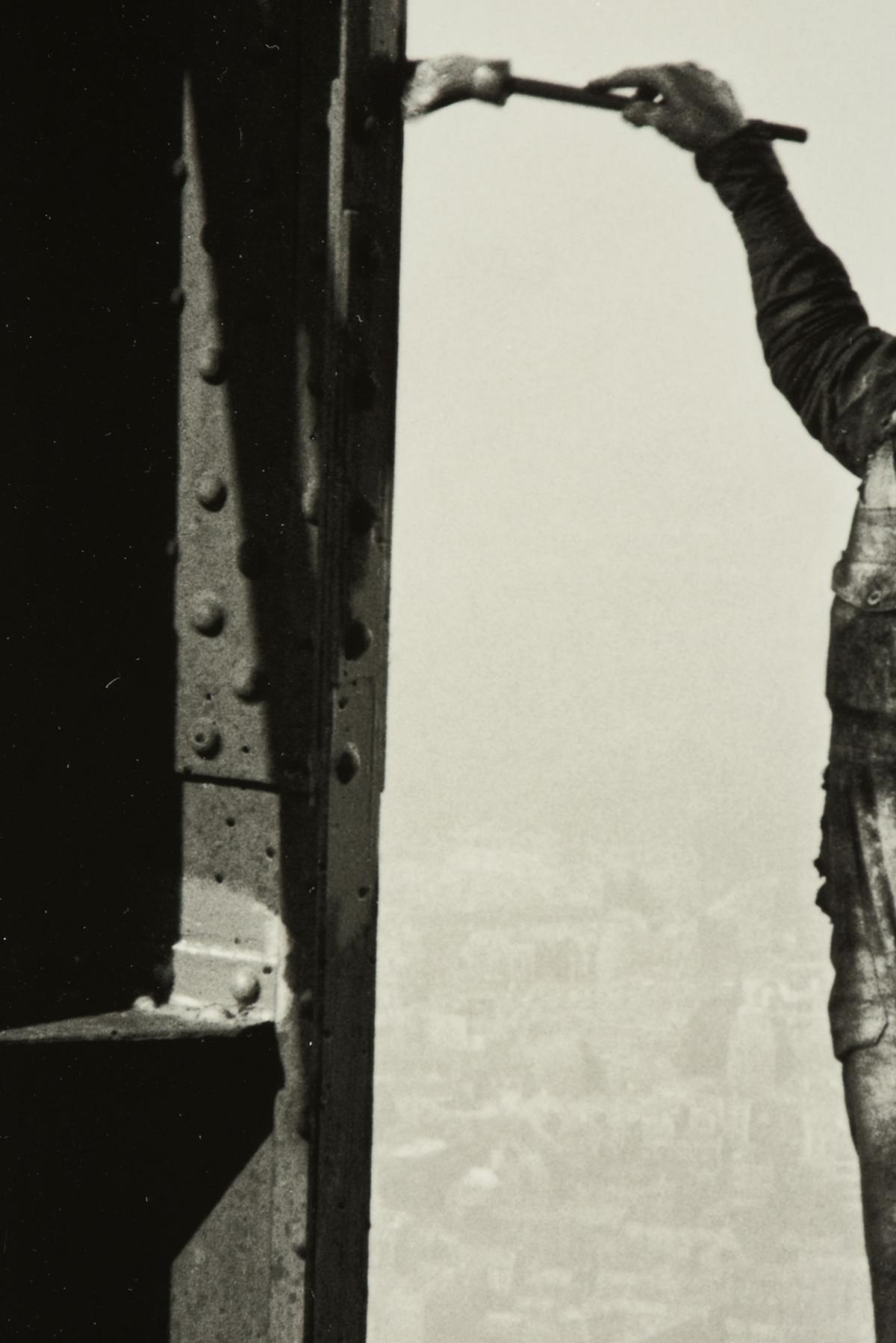 Marc Riboud | The Painter of the Eiffel Tower (1953) | MutualArt