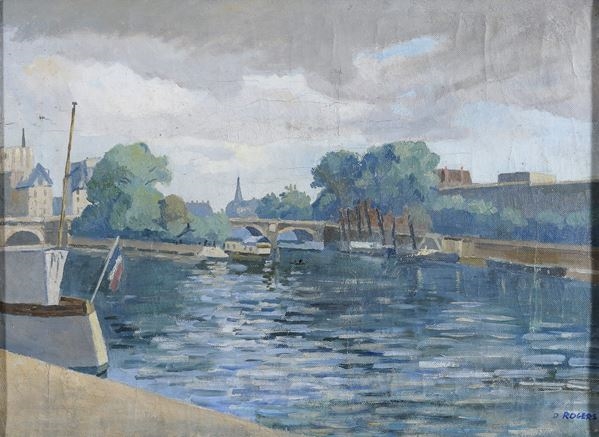 Artwork by Derek Rogers, Olio su tela, Made of oil on canvas