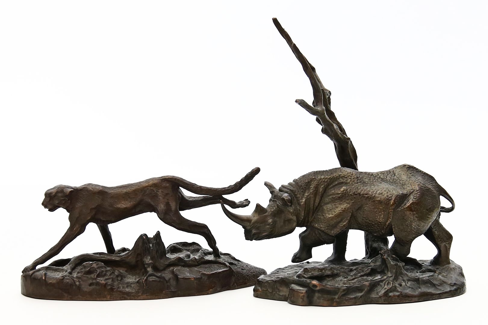 Black Rhinoceros; Cheetah - Donald Jack Polland