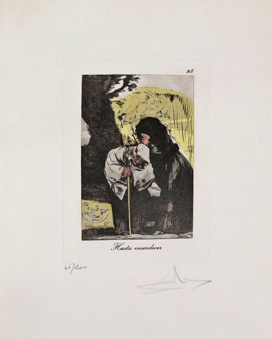 Hasta ensordecer by Salvador Dalí, 1977