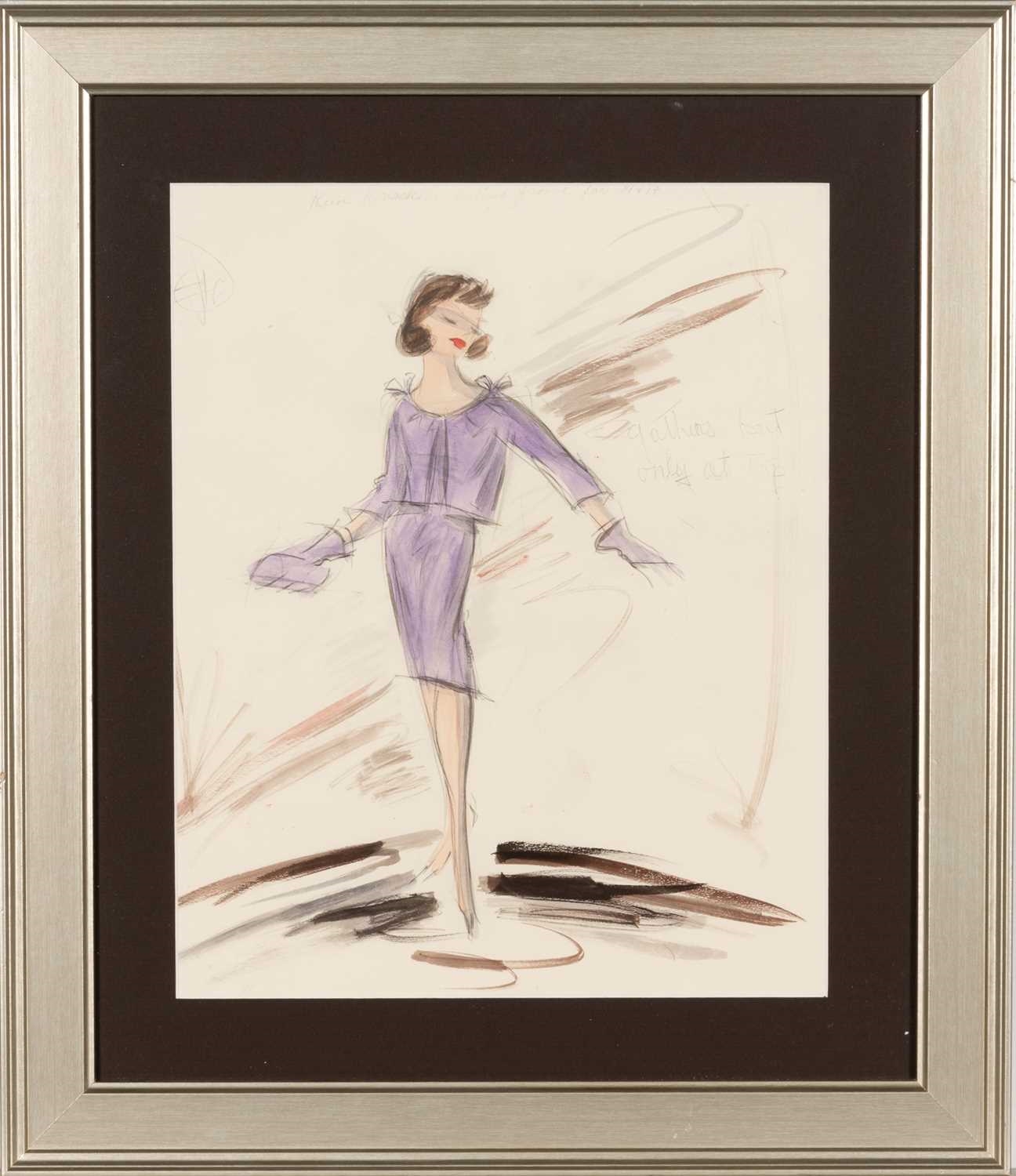 Edith Head | An original sketch for Kim Novak in Vertigo (Circa 1958 ...