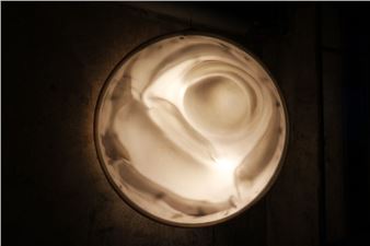 Suspension en fibre de verre horizontale blanc - Marcello Garofalo