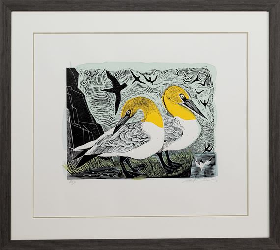 TWO GANNETS by Angela Harding