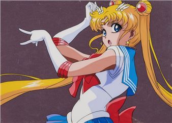 絵画 NAOKO 1 Sailor Moon Manga Artist Naoko Takeuchi Autographed Year