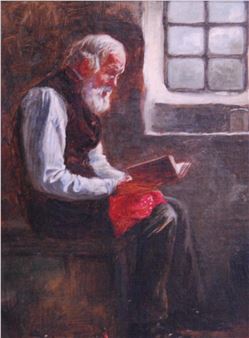 Older gentleman reading - Alexander Stuart Boyd