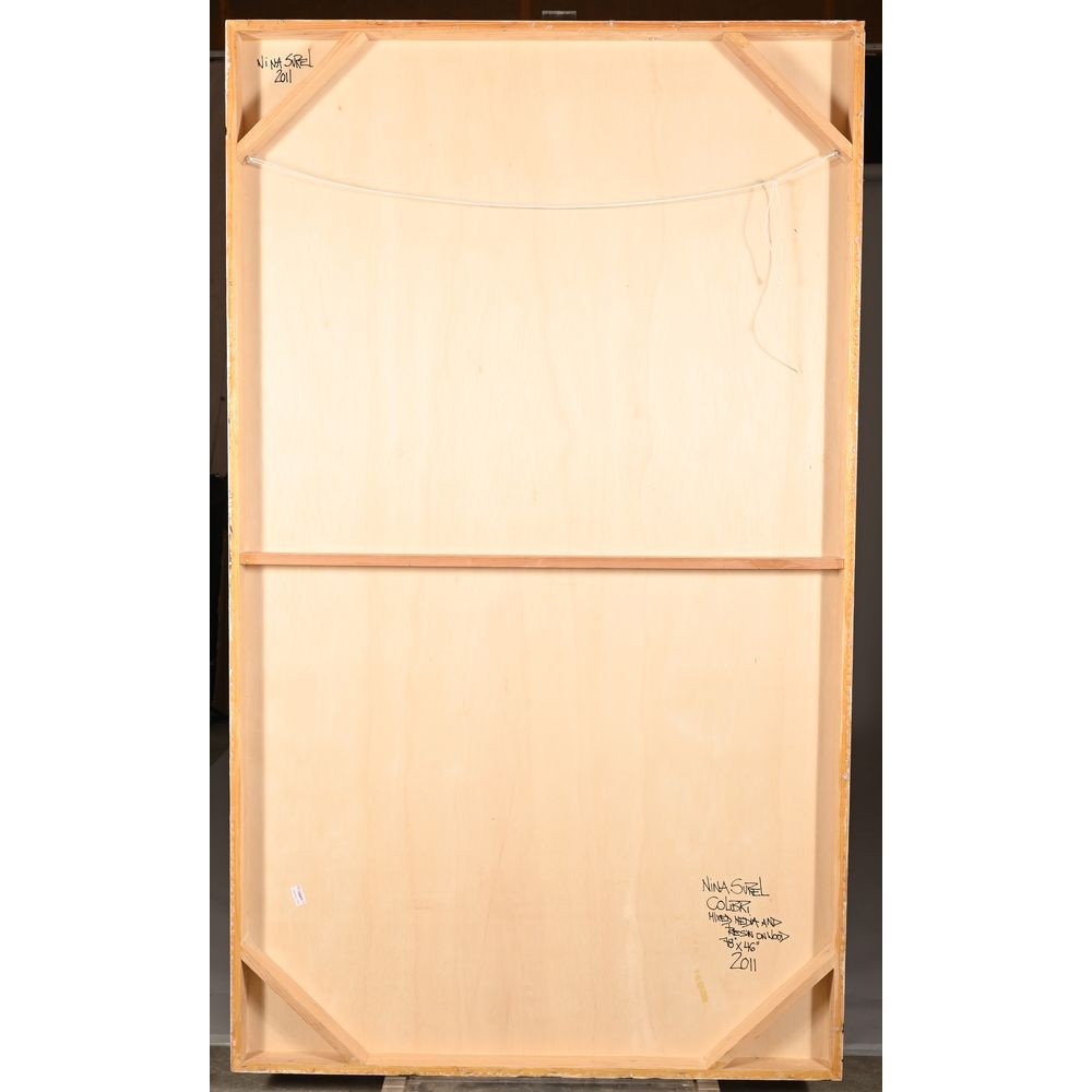 Artwork by Nina Surel, « Femme à la guitare », Made of mixed media