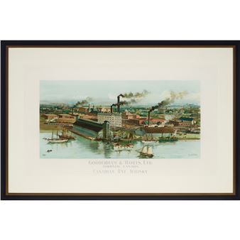 GOODERHAM & WORTS LTD., TORONTO, CANADA, CANADIAN RYE WHISKEY - Arthur H. Hider