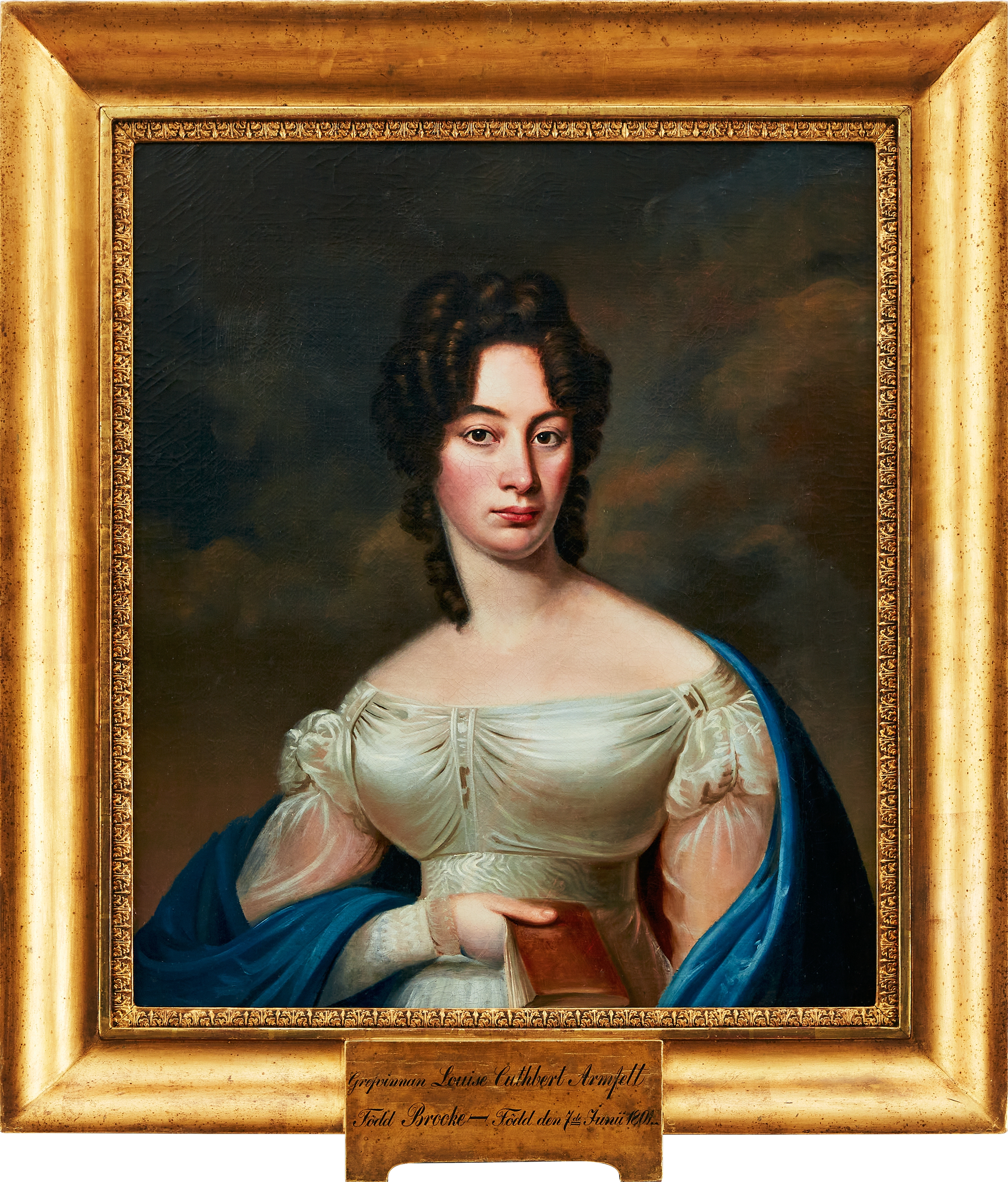 Artwork by Swedish School, 19th Century, Parporträtt föreställande greve Gustaf Magnus Armfelt (1792‑1856) och grevinnan Louise Cuthbert Armfelt (1801‑1865)