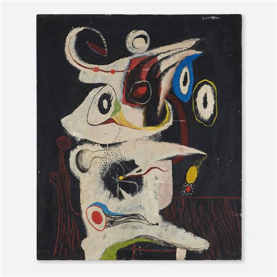 Untitled by Emerson S. Woelffer, 1952