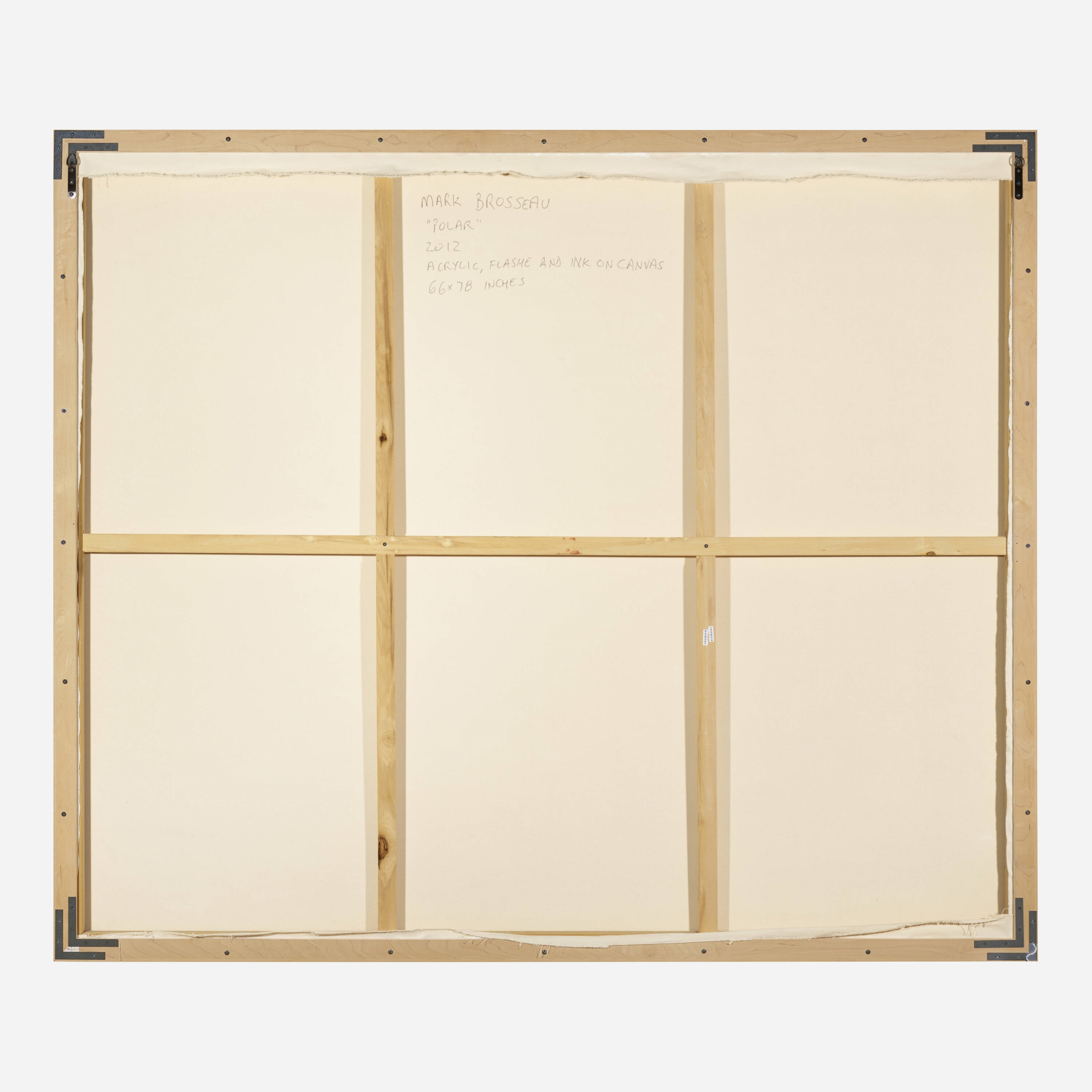 Artwork by Mark Brosseau, Polar, Made of acrylic, flashe and ink on canvas