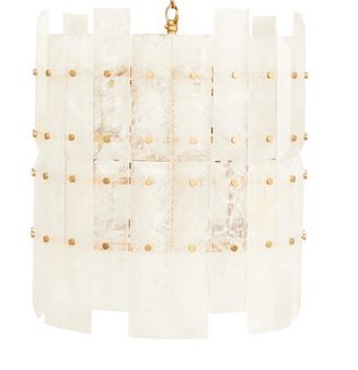 Marcelo Bessa Rock Crystal and Brass Chandelier - Marcelo Bessa