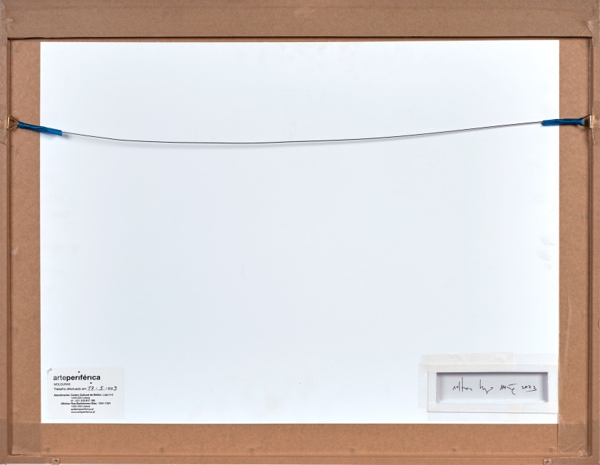 Artwork by José Eduardo Agualusa, Valter Hugo Mãe, Sans titre (Colaborative mind Serie II), Made of Mixed media on photographic print in Radiant White paper