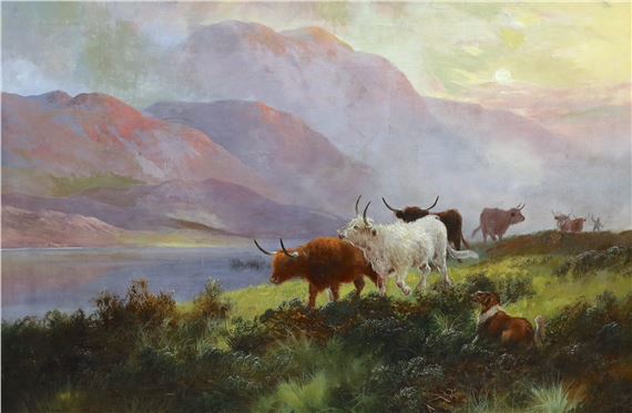 Henry R. Hall | Gathering up the Cattle | MutualArt