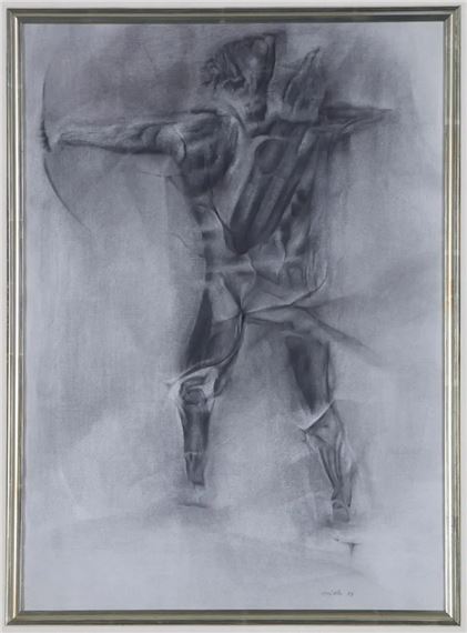 ARCHER (left) by Miguel Ángel Argüello, 1984