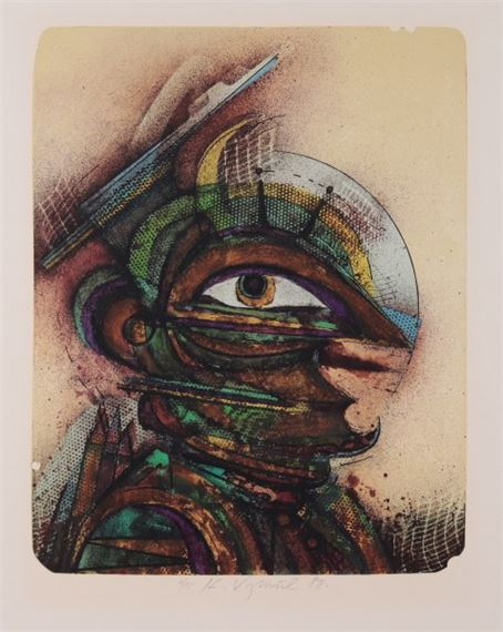 Kosmický profil by Karel Vysušil, 1988