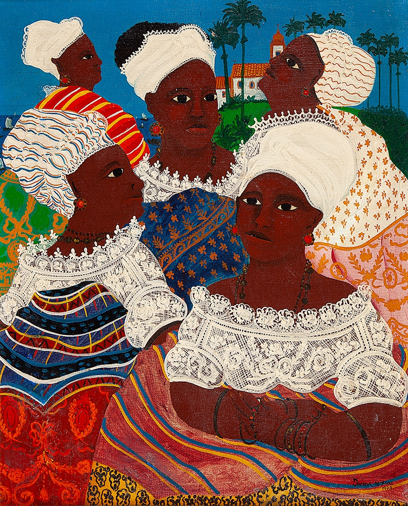 Artwork by Ivan Moraes, Baianas, Made of oil on canvas