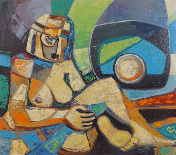 Femme allongée by Ruben Camacho, 1990
