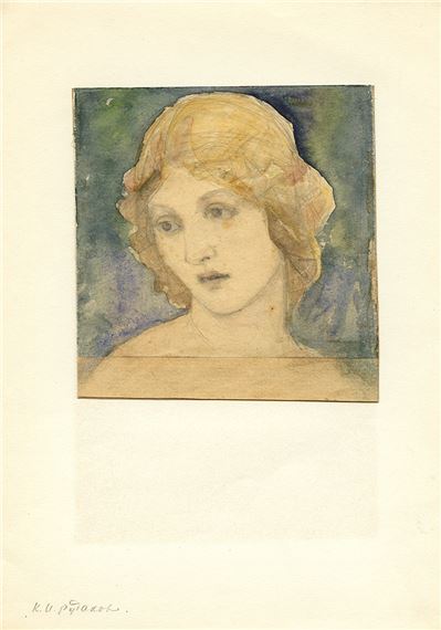 Ophelia by Konstantin Ivanovich Rudakov, 1910s