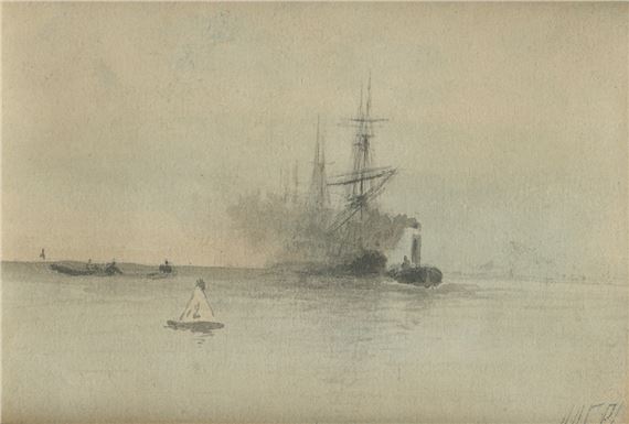 Marina by Lev Felixovich Lagorio, 1890 – early 1900s