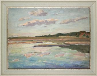 Landscape with a river - Blokhin Ivan Semenovich