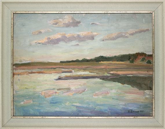 Landscape with a river - Blokhin Ivan Semenovich