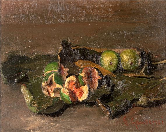 Natura morta con fichi by Pietro Gaudenzi